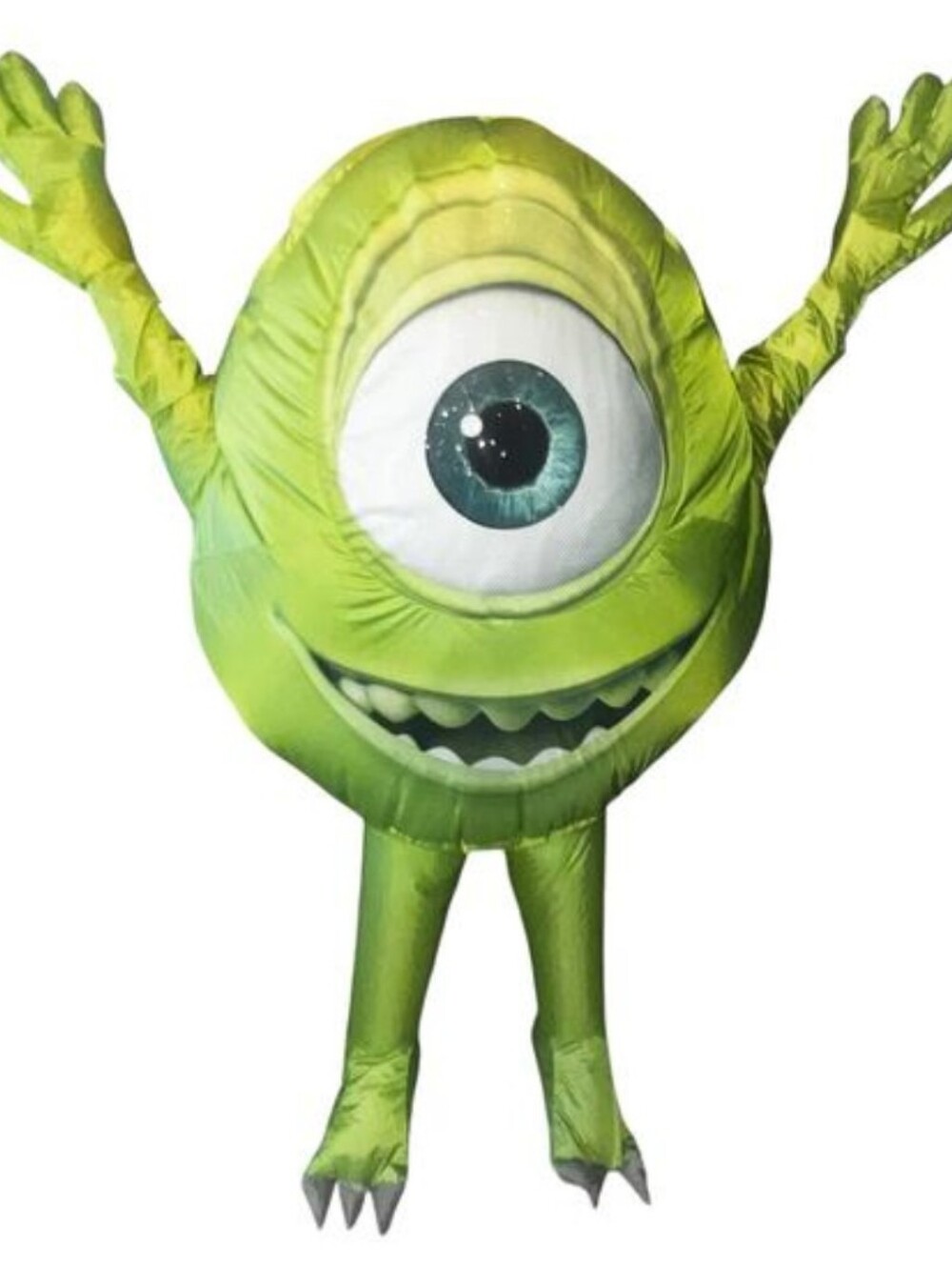 Kids Mike Wazowski Inflatable Costume - Monsters Inc. One Size 8+ Big Kids - Picture 2 of 8